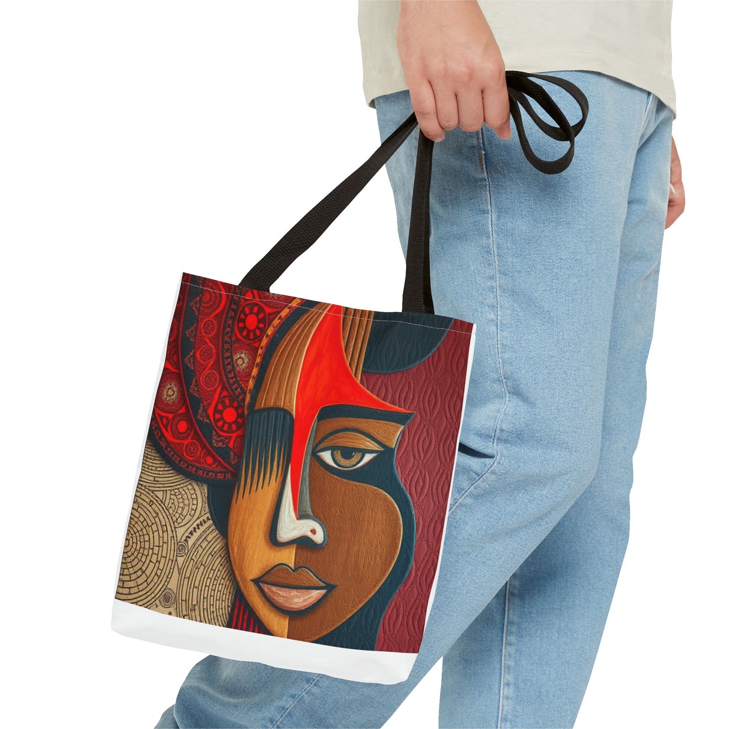 Bohemian Art Tote Bag, Stylish Reusable Bag, Handmade Gift, Ethnic Pattern Shopper, Eco-Friendly Beach Bag, Unique Canvas Purse