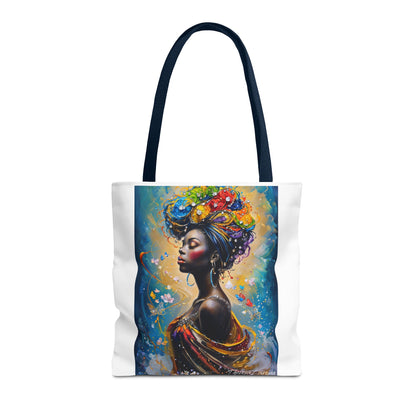 Vibrant Art Tote Bag, Stylish Eco-Friendly Grocery Bag, Elegant Gift for Art Lovers, Fashionable Daily Use, Perfect for Festivals