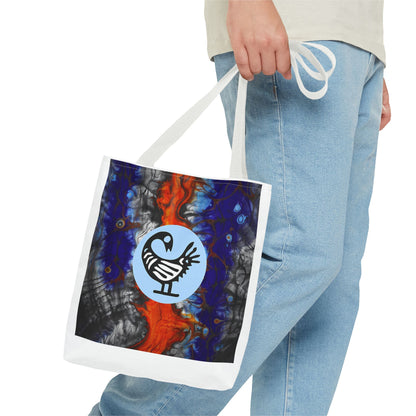 Vibrant Abstract Tote Bag - Artistic Carried Canvas, Eco-Friendly Shopping Companion, Gift for Art Lovers, Travel Enthusiast, Vibrant [...]