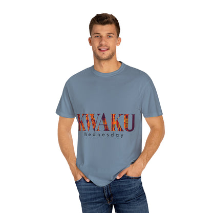 Garment-Dyed Unisex T-Shirt - Kwaku Wednesday Inspired Tee, Casual Fashion, Everyday Wear, Unique Gift, Cultural Celebration