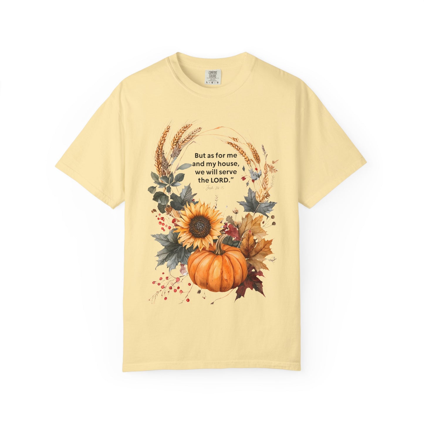 Fall-Inspired Unisex T-Shirt - 'But as for me and my house we will serve the LORD' - Autumn Apparel, Seasonal Gift, Christian Tshirt, [...]