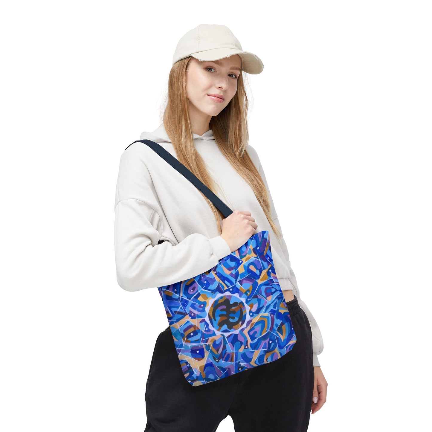 Artistic AOP Tote Bag, Colorful Everyday Tote, Trendy Shopping Bag, Unique Gift for Her, Boho Style Bag