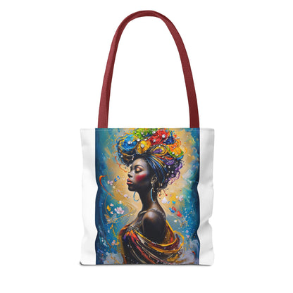 Vibrant Art Tote Bag, Stylish Eco-Friendly Grocery Bag, Elegant Gift for Art Lovers, Fashionable Daily Use, Perfect for Festivals