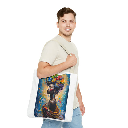 Vibrant Art Tote Bag, Stylish Eco-Friendly Grocery Bag, Elegant Gift for Art Lovers, Fashionable Daily Use, Perfect for Festivals