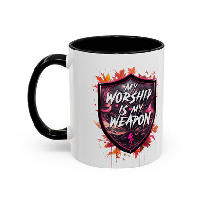 Bold Worship Coffee Mug - My Worship is My Weapon, Inspirational Gift for Coffee Lovers, Motivational Mug, Perfect for Events and [...]