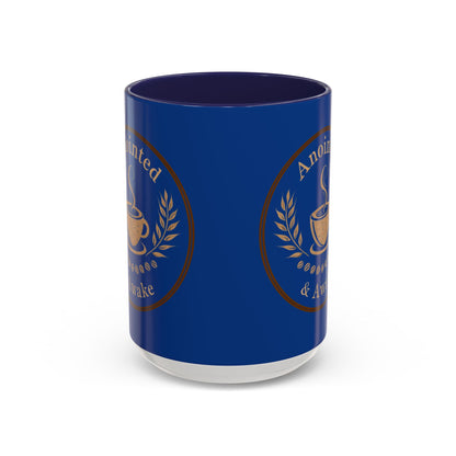 Anointed & Awake Coffee Mug - Perfect for Morning Rituals, Unique Gift, Coffee Lover's Delight, Personalized Drinkware, Spiritual Mug
