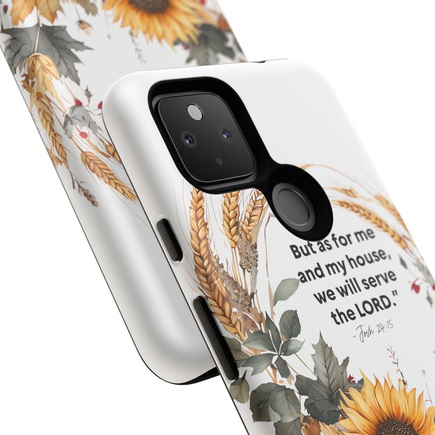 Fall-Themed Phone Case, Cozy Autumn Decor, Inspirational Quote, Pumpkin Design, Gift for Him or Her