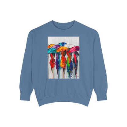 Colorful Umbrella Art Sweatshirt | Unisex Garment-Dyed Apparel, Cozy Gift for Rainy Days, Art Lover's Sweatshirt, Trendy Layering [...]