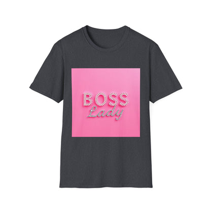 Boss Lady Unisex Softstyle T-Shirt | Empowerment Tee, Gift for Her, Motivational Apparel, Birthday, Women's Day, Casual Wear