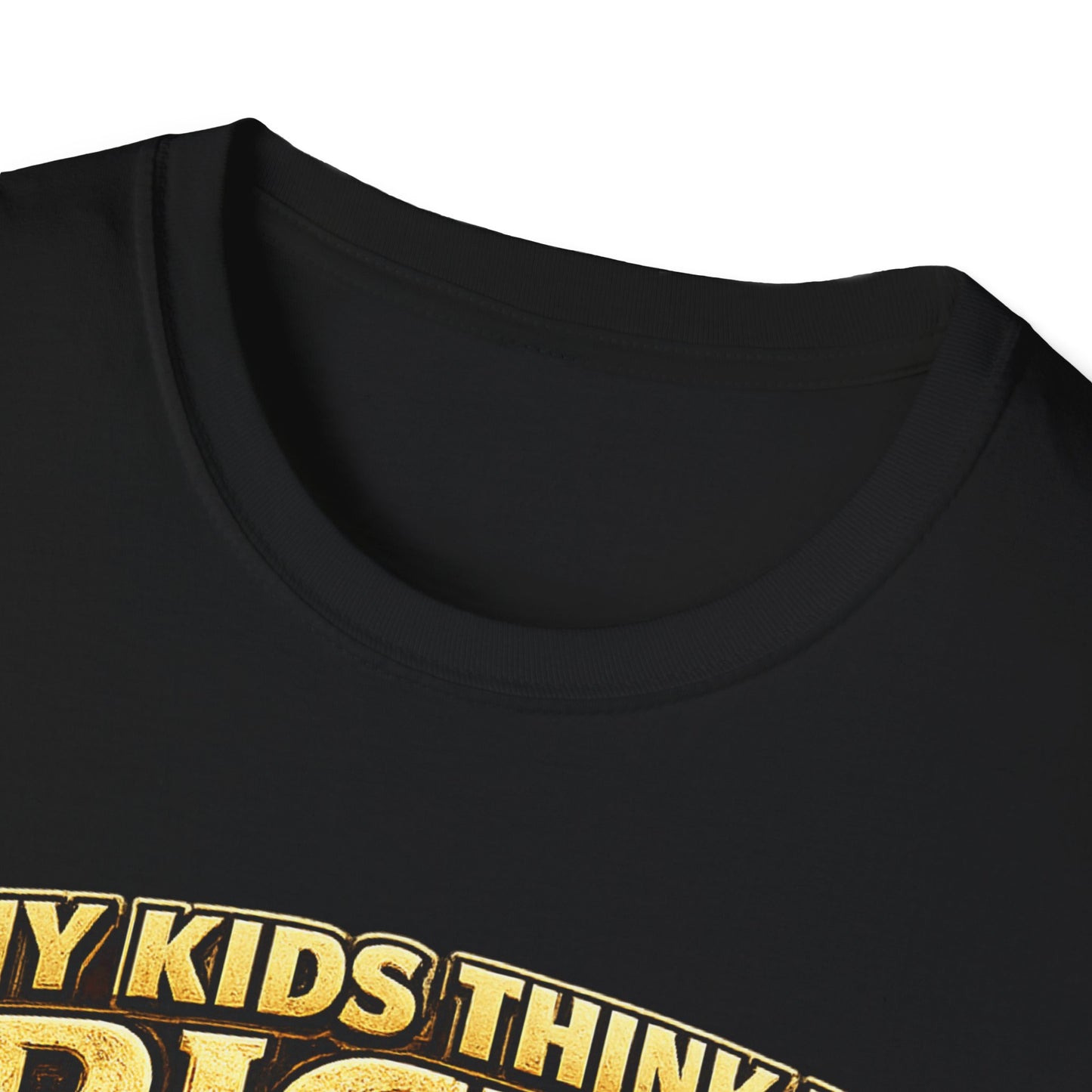My Kids Think I'm Rich T-Shirt — Funny Parent Tee with Empty Wallet Design