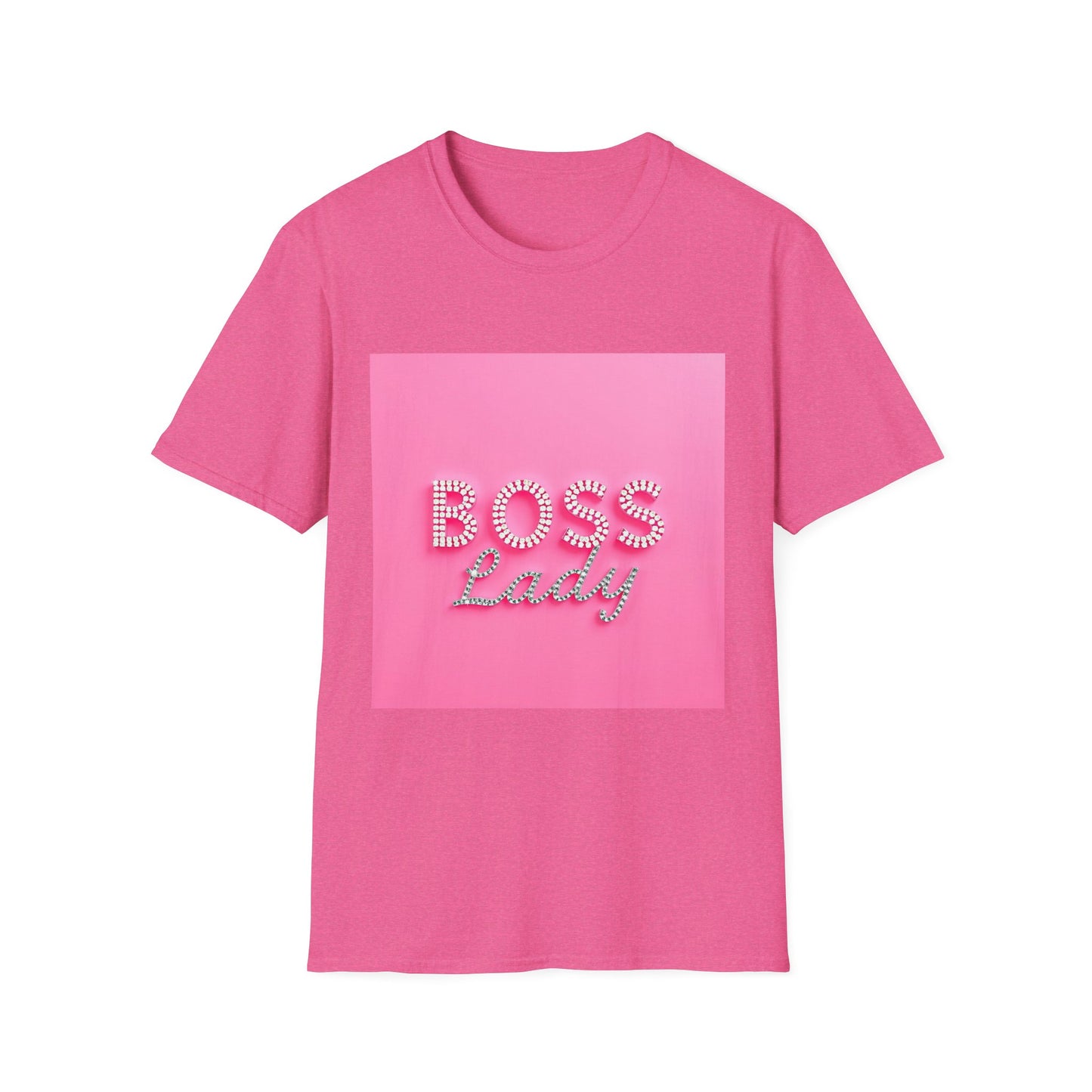 Boss Lady Unisex Softstyle T-Shirt | Empowerment Tee, Gift for Her, Motivational Apparel, Birthday, Women's Day, Casual Wear