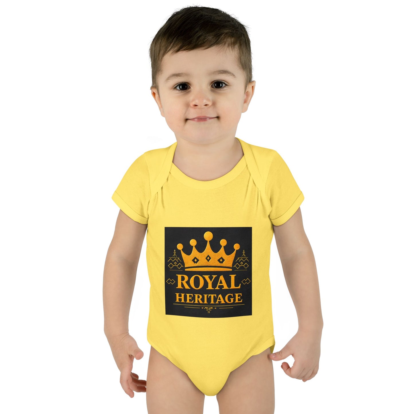 Royal Heritage Infant Bodysuit, Cute Baby Onesie, Newborn Gift, Baby Shower Outfit, Crown Theme Baby Apparel