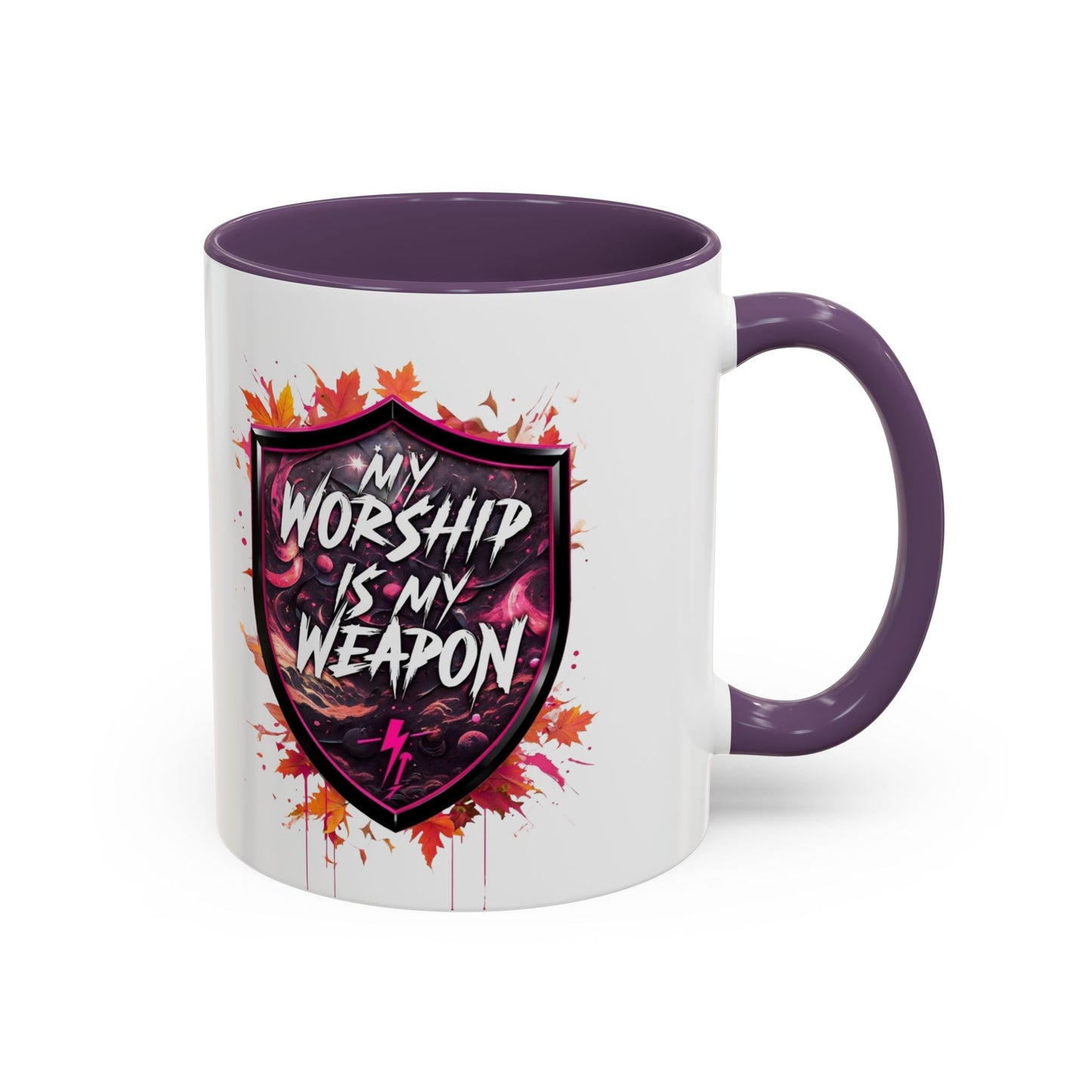 Bold Worship Coffee Mug - My Worship is My Weapon, Inspirational Gift for Coffee Lovers, Motivational Mug, Perfect for Events and [...]
