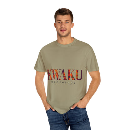 Garment-Dyed Unisex T-Shirt - Kwaku Wednesday Inspired Tee, Casual Fashion, Everyday Wear, Unique Gift, Cultural Celebration