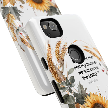 Fall-Themed Phone Case, Cozy Autumn Decor, Inspirational Quote, Pumpkin Design, Gift for Him or Her