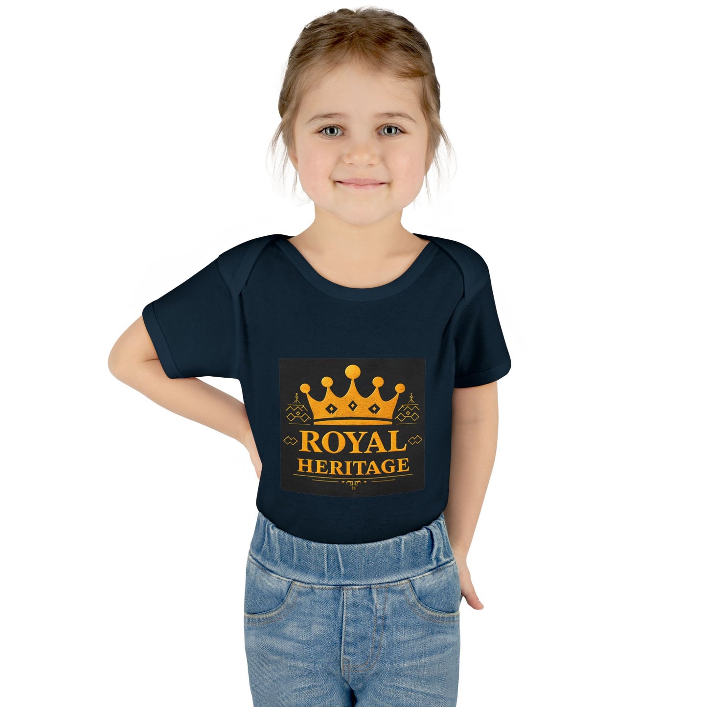 Royal Heritage Infant Bodysuit, Cute Baby Onesie, Newborn Gift, Baby Shower Outfit, Crown Theme Baby Apparel