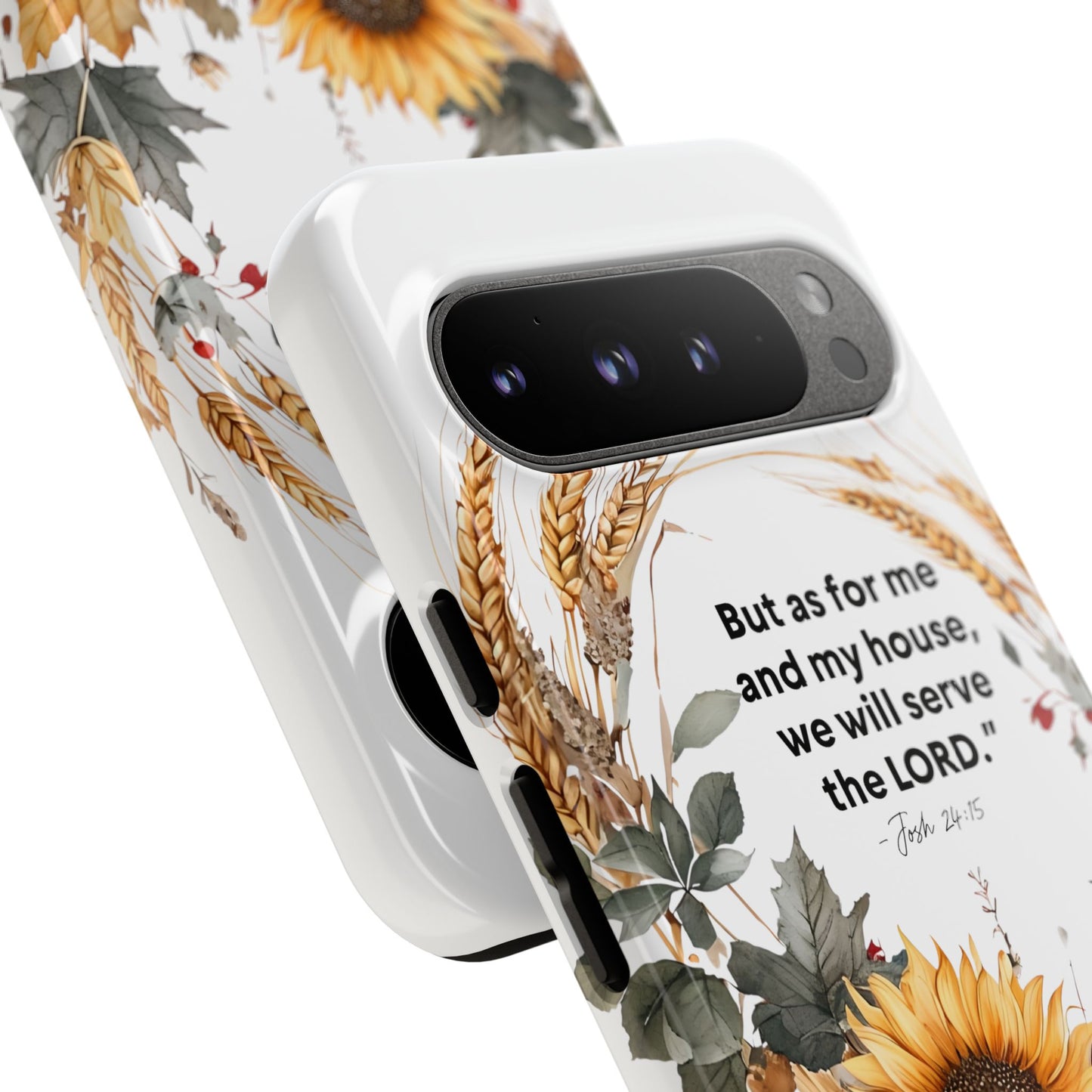 Fall-Themed Phone Case, Cozy Autumn Decor, Inspirational Quote, Pumpkin Design, Gift for Him or Her