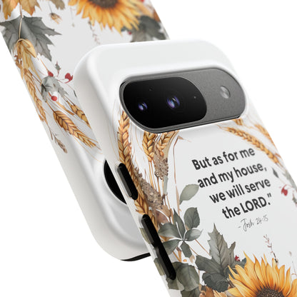 Fall-Themed Phone Case, Cozy Autumn Decor, Inspirational Quote, Pumpkin Design, Gift for Him or Her