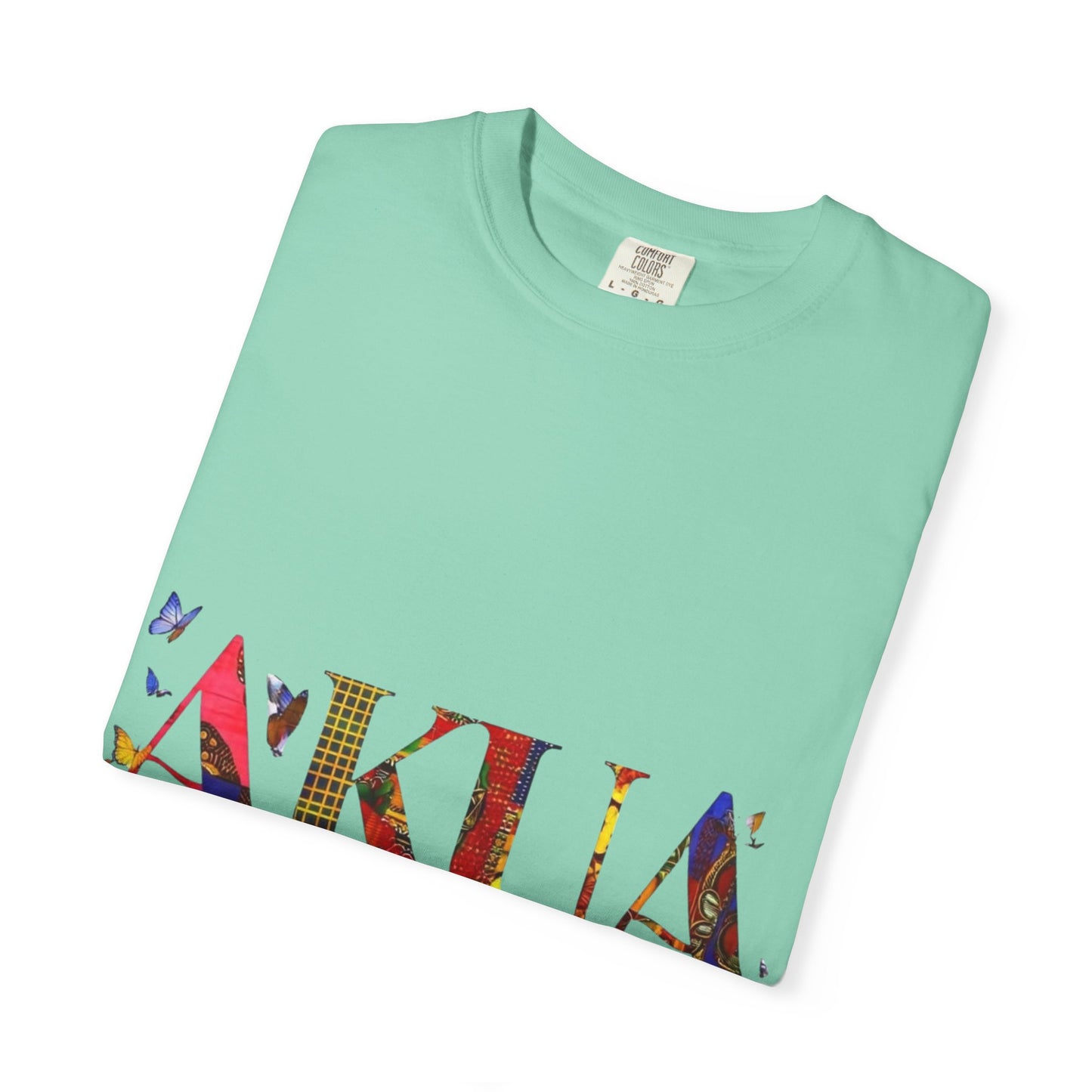 Colorful 'AKUA Wednesday' Unisex Garment-Dyed T-Shirt | Casual Wear, Graphic Tee, Street Style, Unique Gift, Daily Wear