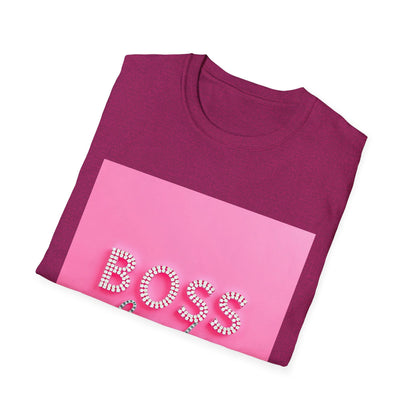 Boss Lady Unisex Softstyle T-Shirt | Empowerment Tee, Gift for Her, Motivational Apparel, Birthday, Women's Day, Casual Wear
