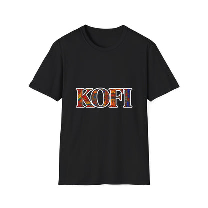 GhanaIan name KOFI Unisex Softstyle T-Shirt | Funny Foodie Tee, Chef Gift, Cooking Humor, Kitchen Lover Apparel, Culinary T-Shirt