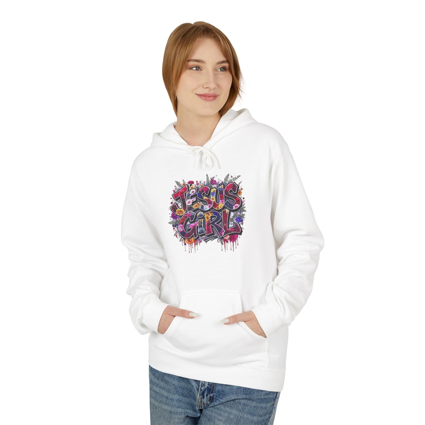 Colorful Floral Hoodie, Unisex Fleece, Cozy Sweatshirt, Spring Fashion, Gift Idea, Festival Wear, Nature Lover Apparel
