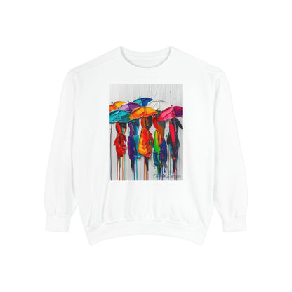 Colorful Umbrella Art Sweatshirt | Unisex Garment-Dyed Apparel, Cozy Gift for Rainy Days, Art Lover's Sweatshirt, Trendy Layering [...]