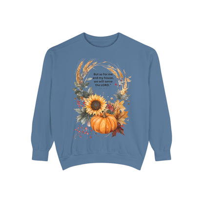 Cozy Fall Sweatshirt with Inspirational Quote, Perfect for Thanksgiving, Autumn Wardrobe, Gift for Her, Layering Piece, Unisex Apparel