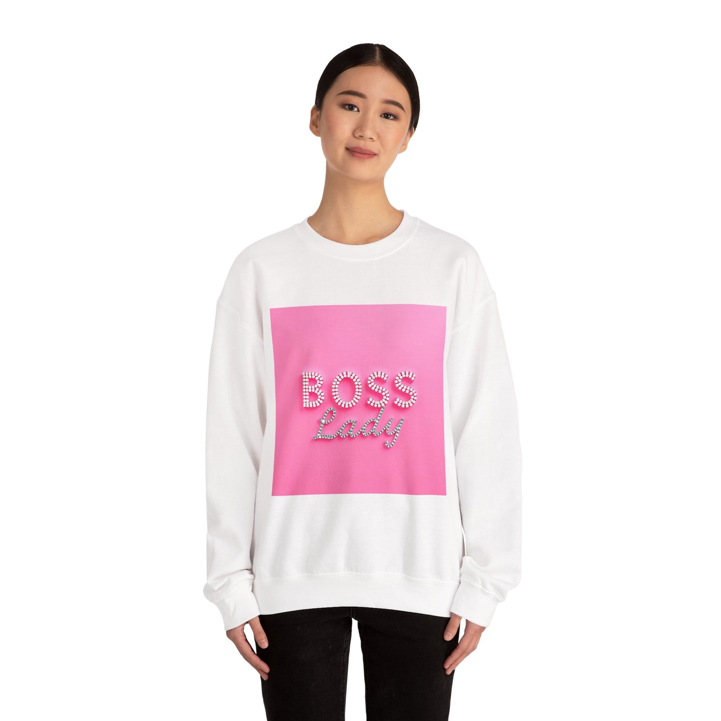 Boss Lady Crewneck Sweatshirt | Stylish Gift for Bosses, Empowering Apparel, Women's Fashion, Cozy Outfit, Motivational Apparel