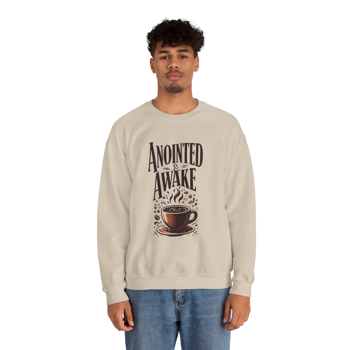 Coffee Lovers Unisex Sweatshirt - "Anointed & Awake" Cozy Crewneck for Daily Inspiration, Perfect Gift for Birthdays, Holidays, and [...]