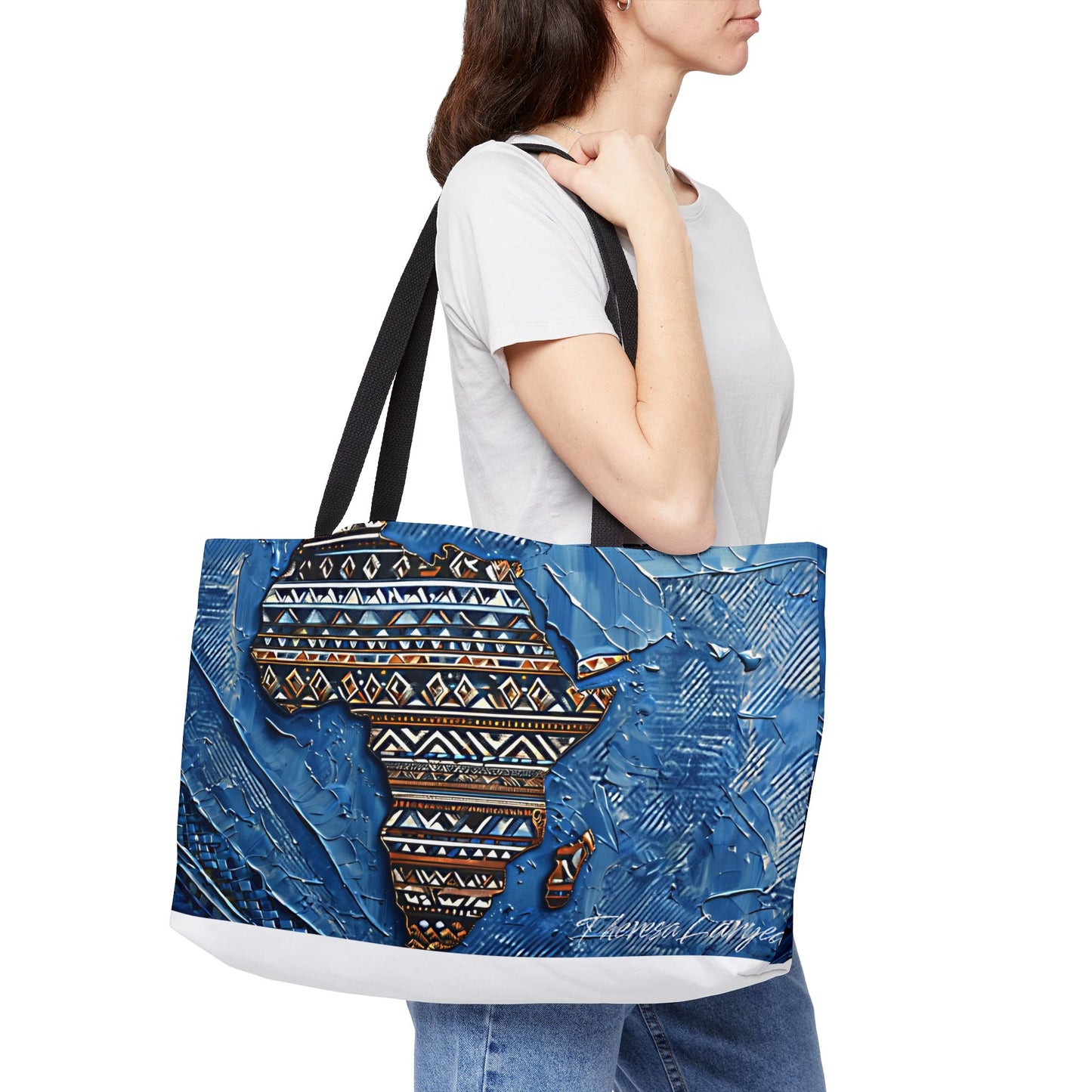 African Print Weekender Tote Bag, Stylish Travel Bag, Eco-Friendly Beach Bag, Fashionable Gym Tote, Unique Gift for Travelers
