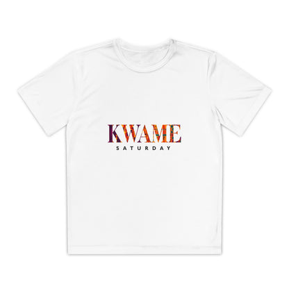 Youth Competitor Tee with KWAME SATURDAY Design - Perfect for Sports Events, Birthdays, Weekend Outfits, Gift for Youth, Casual Wear