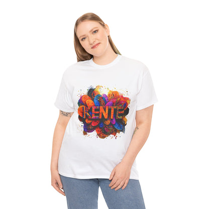 Vibrant Artistic Expression Tee - Unisex Cotton T-Shirt, Casual Wear, Gift for Art Lovers, Bright Design, Everyday Style