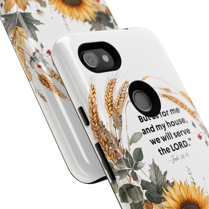 Fall-Themed Phone Case, Cozy Autumn Decor, Inspirational Quote, Pumpkin Design, Gift for Him or Her