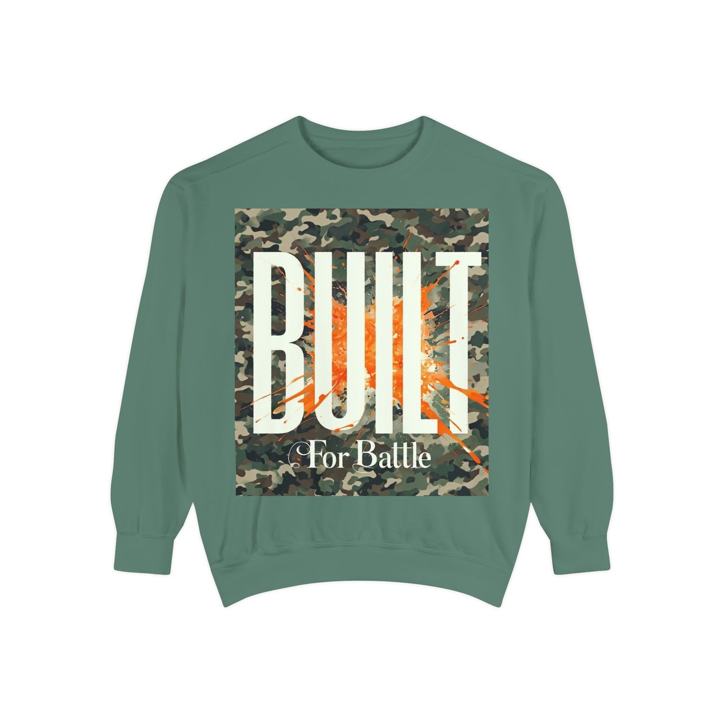 Battle-Ready Unisex Sweatshirt | Cozy Streetwear | Gift for Him or Her | Fall Fashion | Casual Wear | Camo Design