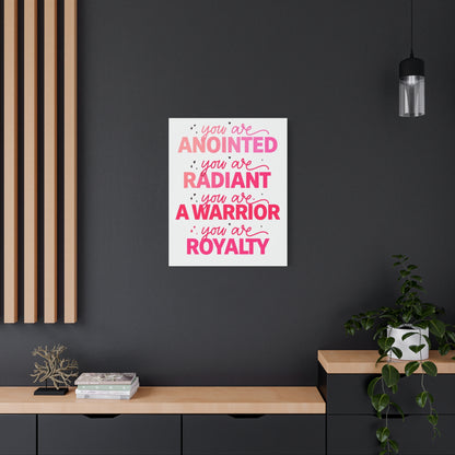 Inspirational Wall Art Print, Motivational Home Decor, Christian Canvases, Gift for Her, Uplifting Affirmations