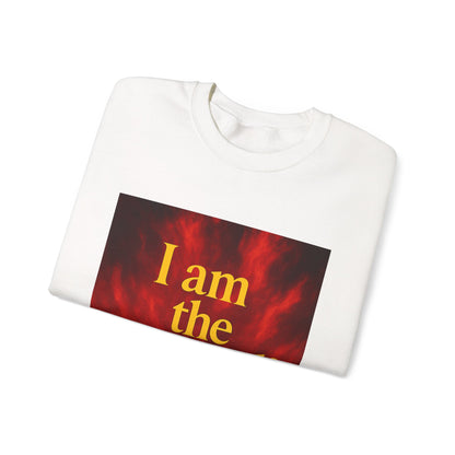 I am the Revival! Crewneck Sweatshirt, Unisex Sweatshirt, Inspirational Apparel, Cozy Gift, Casual Wear, Religious Events
