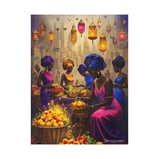 Artistic African Heritage Canvas Print, Wall Art, Home Decor, Cultural Vintage Art, Gift for Art Lovers, Ethnic Wall Decoration, 1.25" [...]