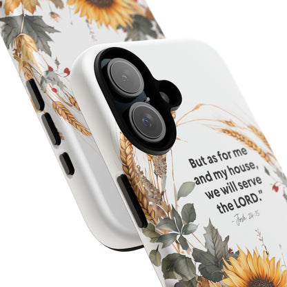 Fall-Themed Phone Case, Cozy Autumn Decor, Inspirational Quote, Pumpkin Design, Gift for Him or Her