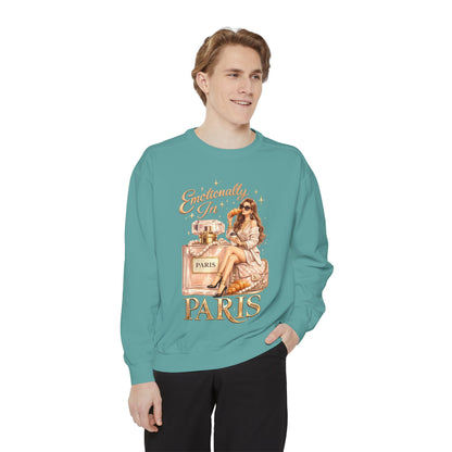 Emotionally in Paris Sweatshirt — Paris Perfume Graphic Crewneck