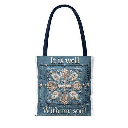 Inspirational Tote Bag, Faith-Based Bag, Motivational Shopping Bag, Personalized Gift, Spiritual Accessory
