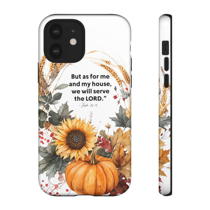 Fall-Themed Phone Case, Cozy Autumn Decor, Inspirational Quote, Pumpkin Design, Gift for Him or Her