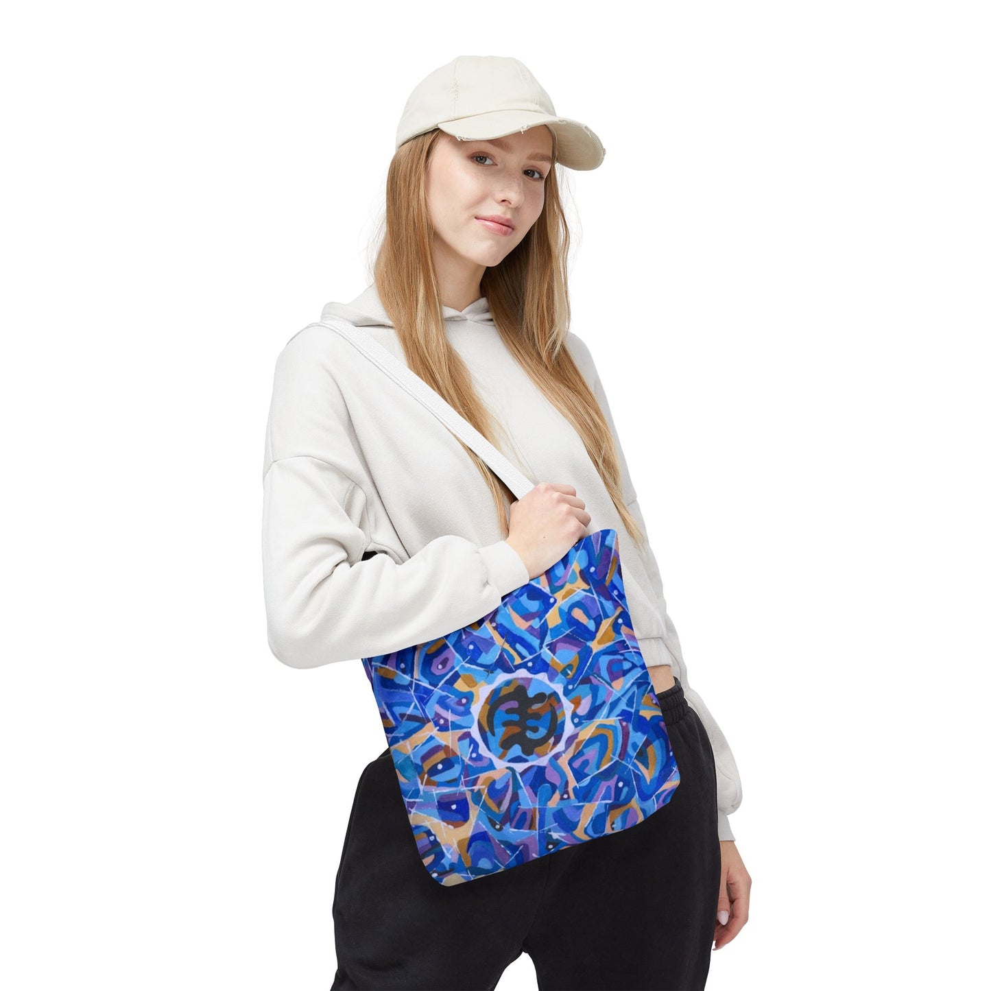 Artistic AOP Tote Bag, Colorful Everyday Tote, Trendy Shopping Bag, Unique Gift for Her, Boho Style Bag