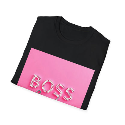 Boss Lady Unisex Softstyle T-Shirt | Empowerment Tee, Gift for Her, Motivational Apparel, Birthday, Women's Day, Casual Wear