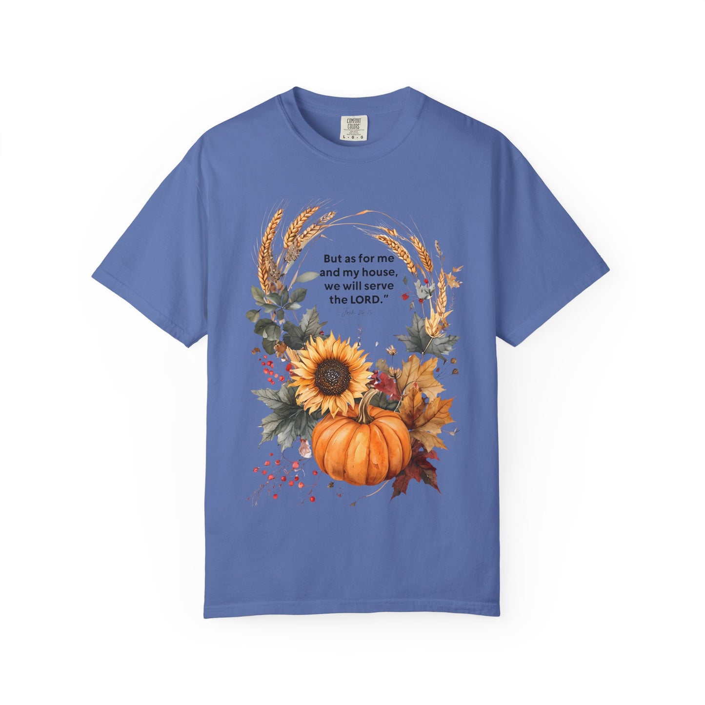 Fall-Inspired Unisex T-Shirt - 'But as for me and my house we will serve the LORD' - Autumn Apparel, Seasonal Gift, Christian Tshirt, [...]