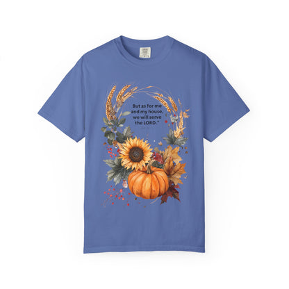 Fall-Inspired Unisex T-Shirt - 'But as for me and my house we will serve the LORD' - Autumn Apparel, Seasonal Gift, Christian Tshirt, [...]