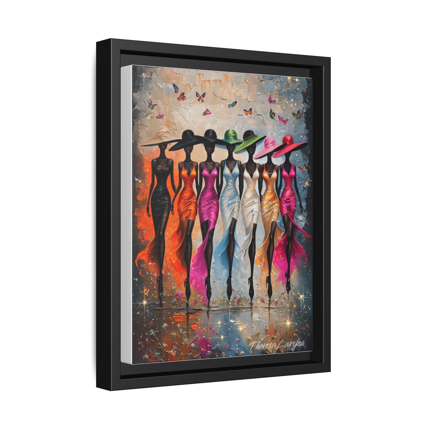 Matte Canvas, Framed (Multi-color)