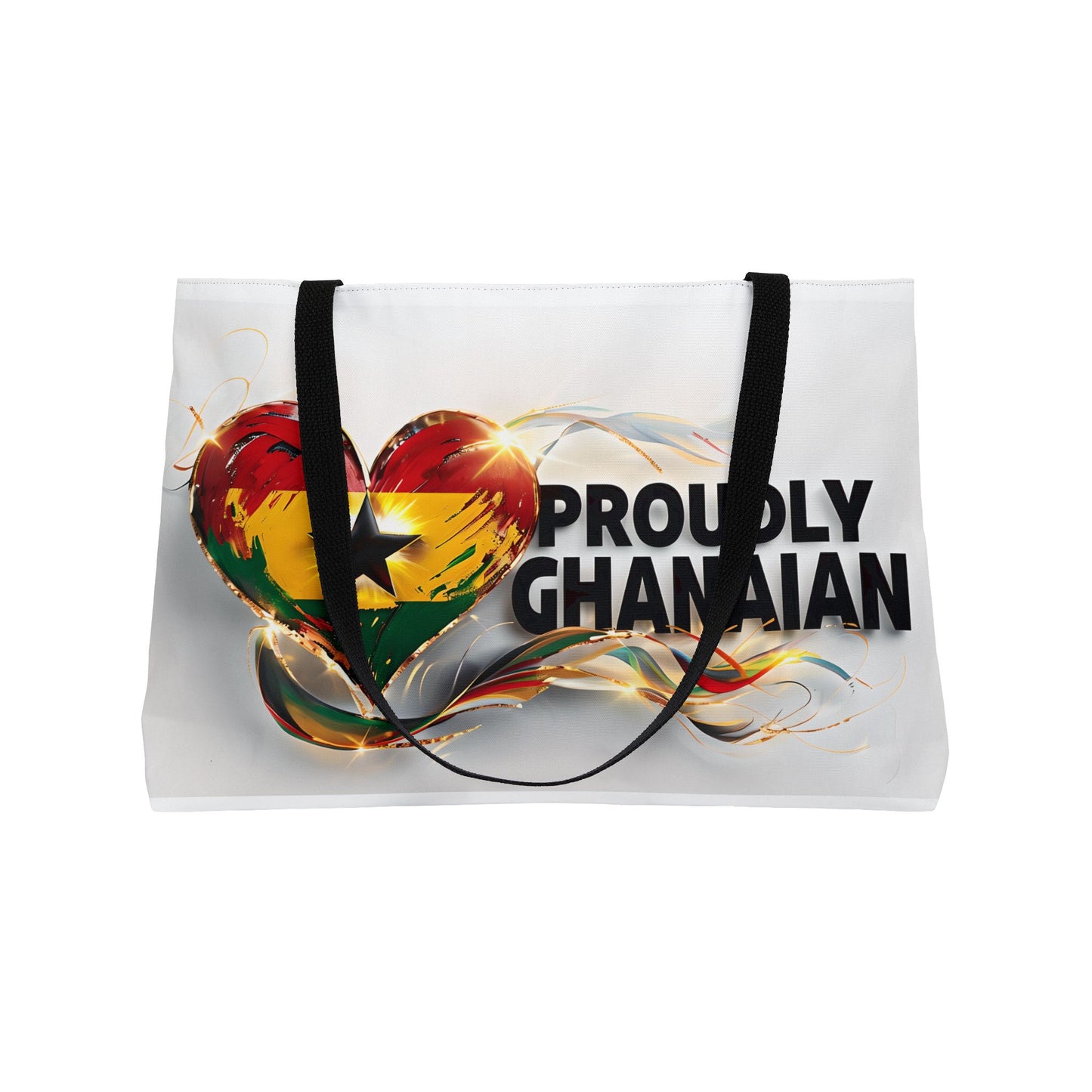 Proudly Ghanaian Weekender Tote Bag - Perfect for Travel, Beach Days, or Stylish Shopping, Gift for Birthdays, Holidays, and Celebrations