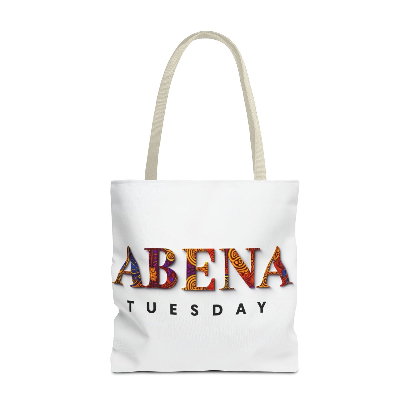 Abena Tuesday Tote Bag, Stylish Carryall, Gift for Her, Daily Use, Eco-Friendly, Fashionable Shopper's Bag, Personalized Tote