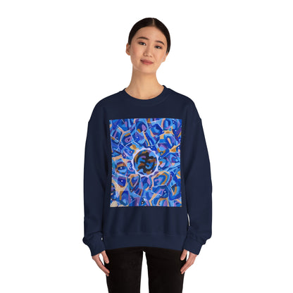 Artistic Kaleidoscope Crewneck Sweatshirt, Cozy Pullover for Art Lovers, Unique Gift for Birthdays, Gift for Artists, Casual Wear